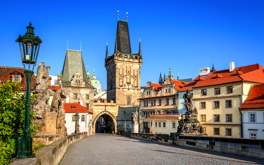 Stadttor auf der Karlsbrücke