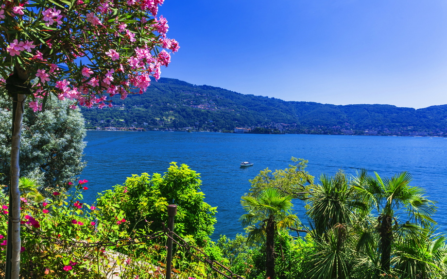 malerischer Lago Maggiore in Italien