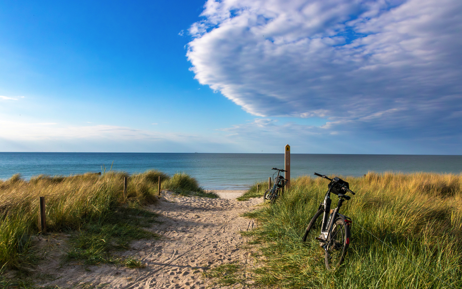 Weg zum Strand an der Ostsee