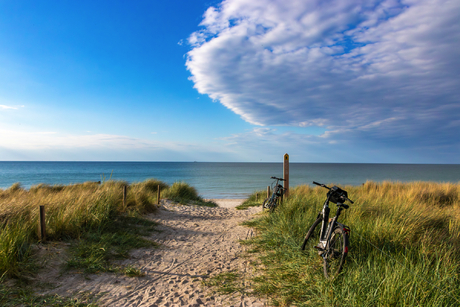 Weg zum Strand an der Ostsee