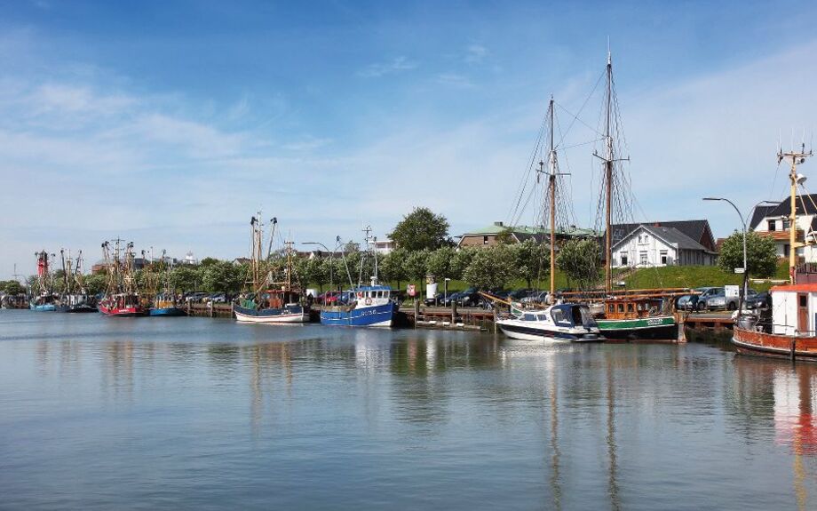 Büsum Hafen an der Nordseeküste