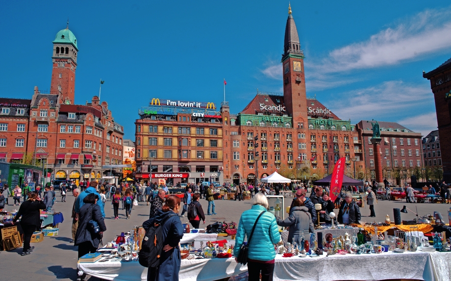 Kopenhagen Marktplatz