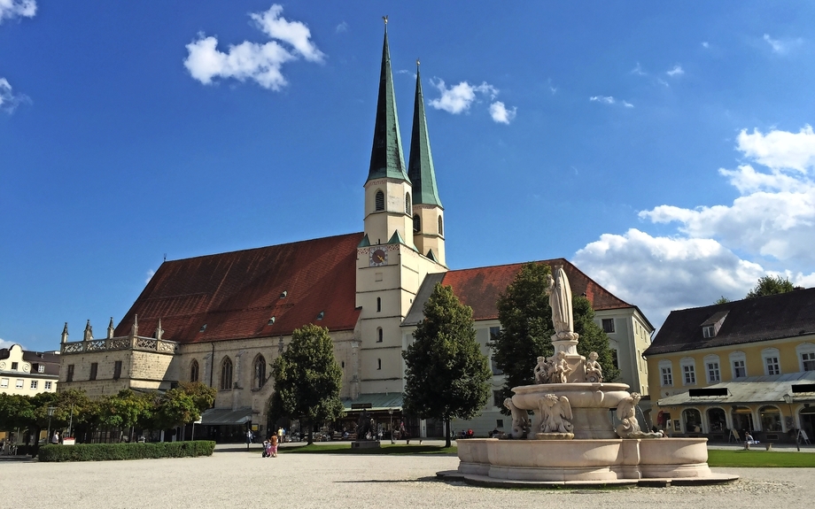 Aufnahme von der Wallfahrtssttte Alttting , Oberbayern , Deutschland