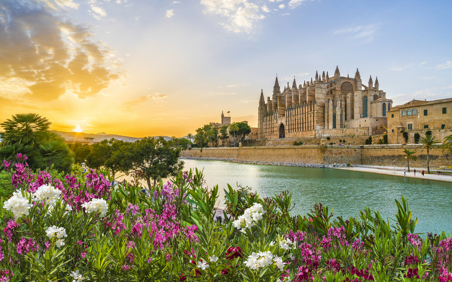 Kathedrale La Seu in Palma de Mallorca, Spanien