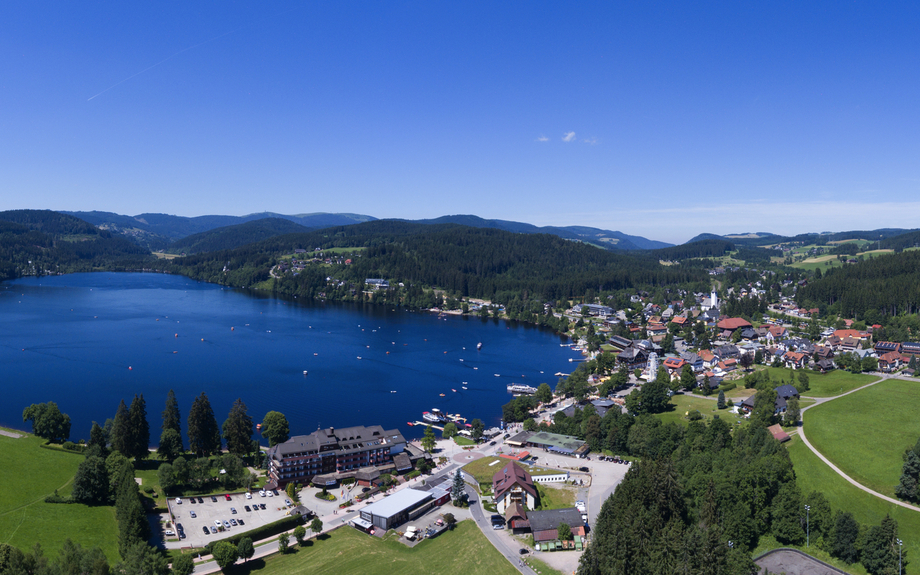 Blick auf den Titisee im Schwarzwald, Deutschland