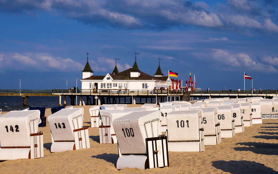 Seebrücke von Ahlbeck auf Usedom