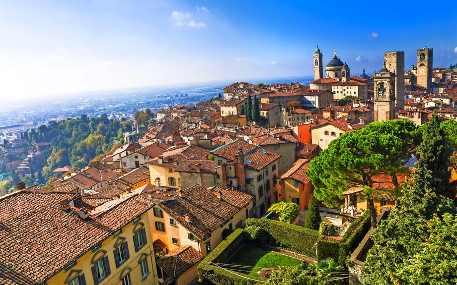 Bergamo in der Lombardei