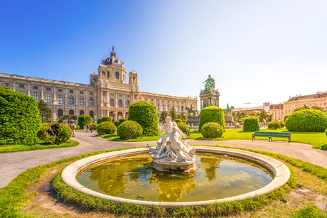 Kunsthistorisches Museum auf dem Maria-Thersien-Platz in Wien, Österreich