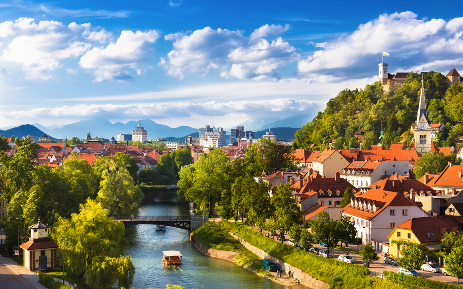 Panorama von Ljubljana