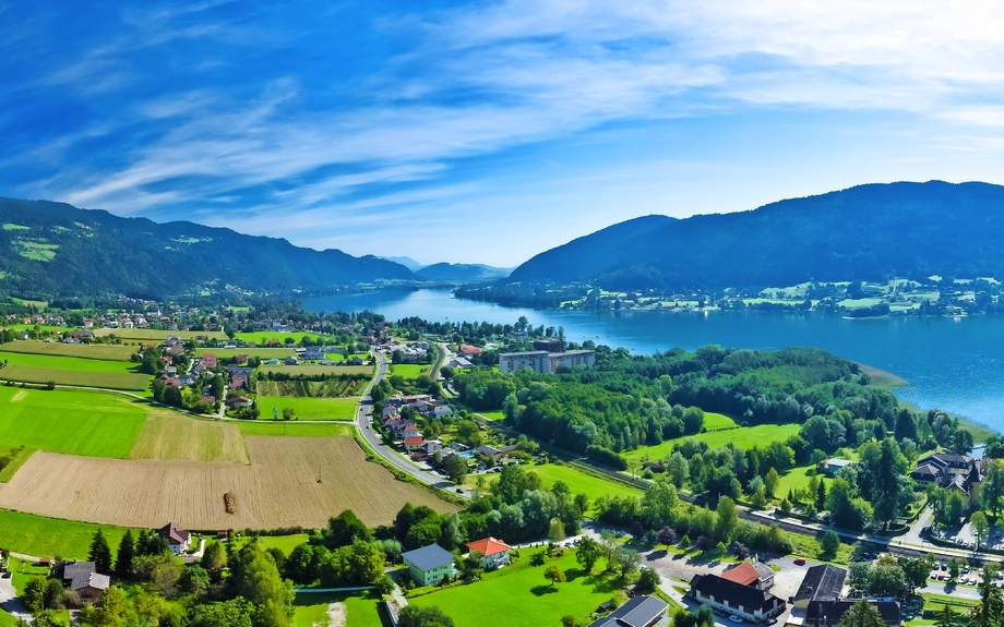 Panorama Ossiacher See, Österreich