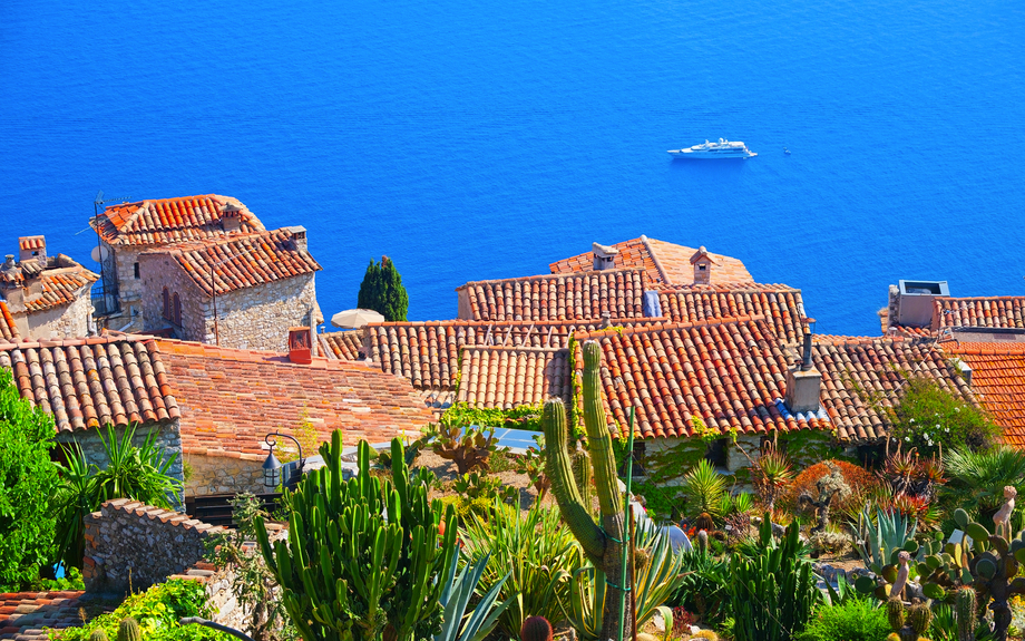 Dorf Èze - das schönste Panorama der Côte d'Azur, Frankreich