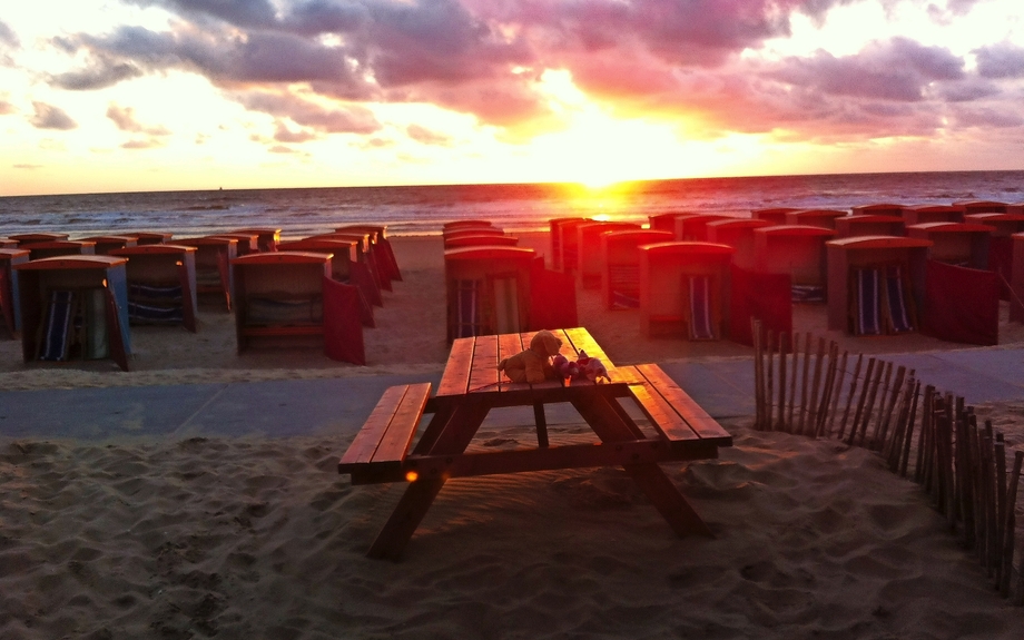 Abendstimmung am Strand 