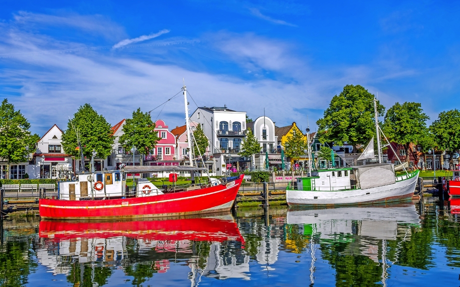 Warnemünde an der Ostseeküste