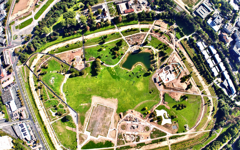 Luftbild Landesgartenschau Neuss