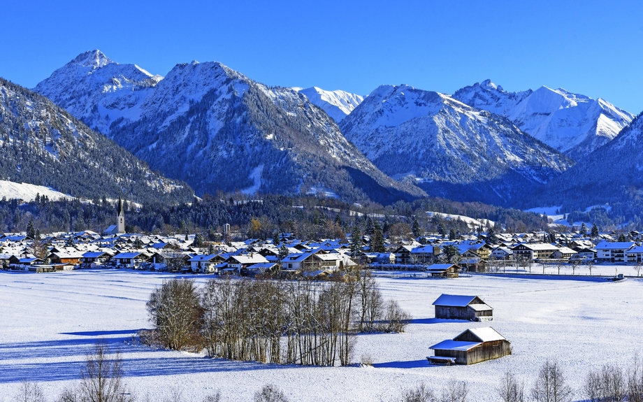 Winterliches Oberstdorf