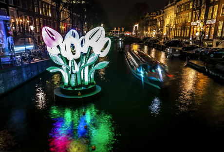 Lichtfestival in Amsterdam, Niederlande