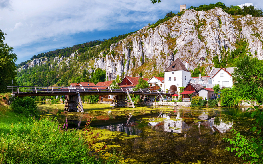 Holzbrücke Essing im Altmühltal