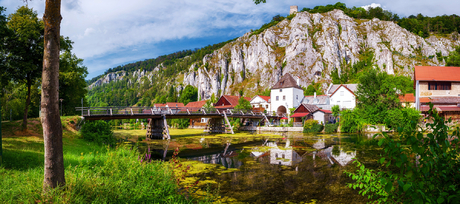 Holzbrücke Essing im Altmühltal