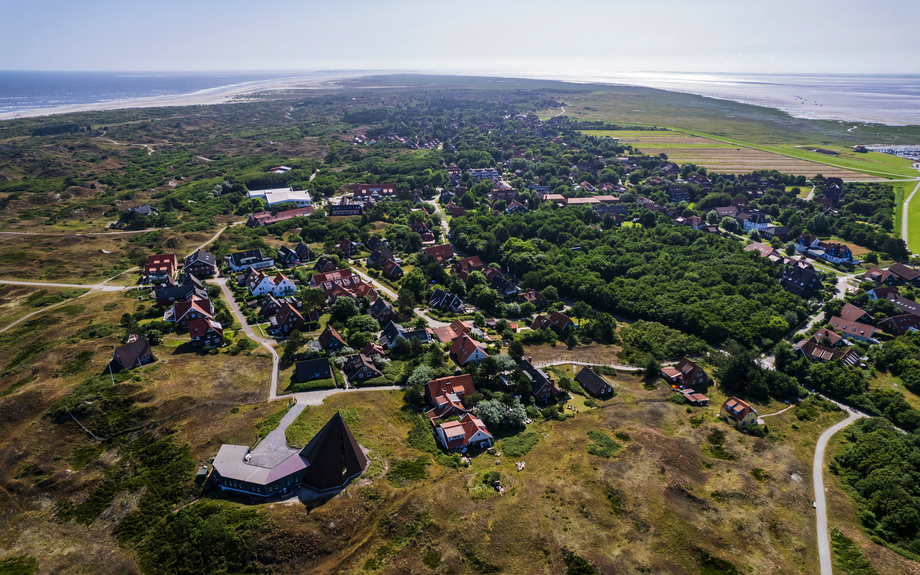 Luftbild von Spiekeroog