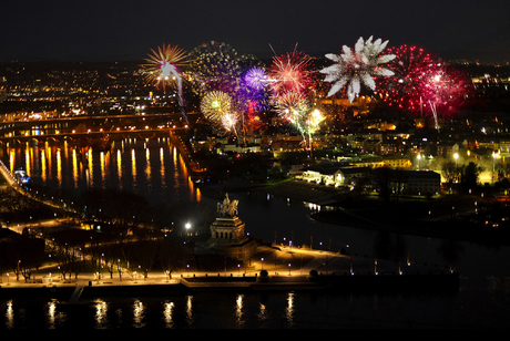 Feuerwerk in Koblenz