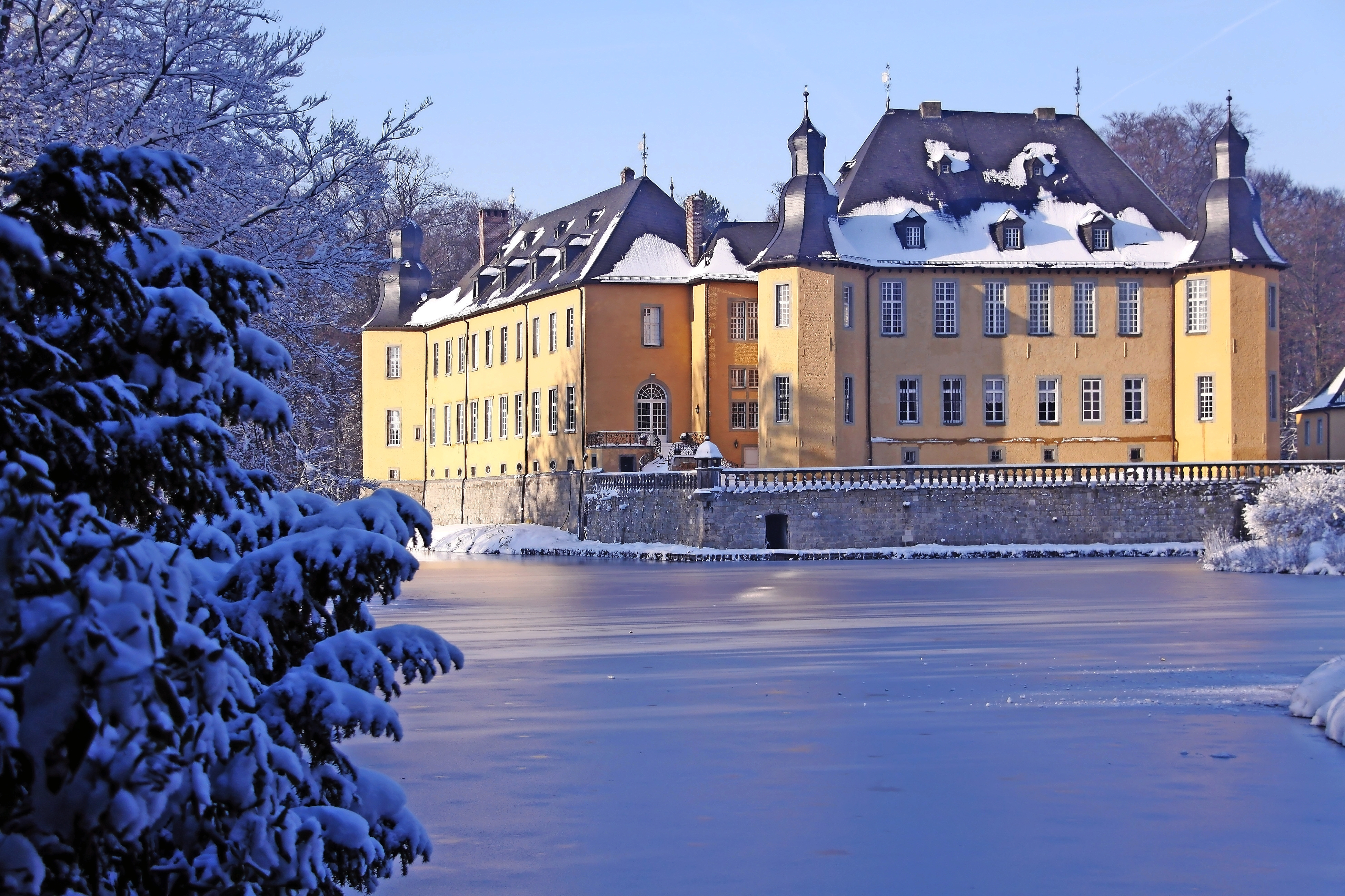 Schloss Dyck im Winter