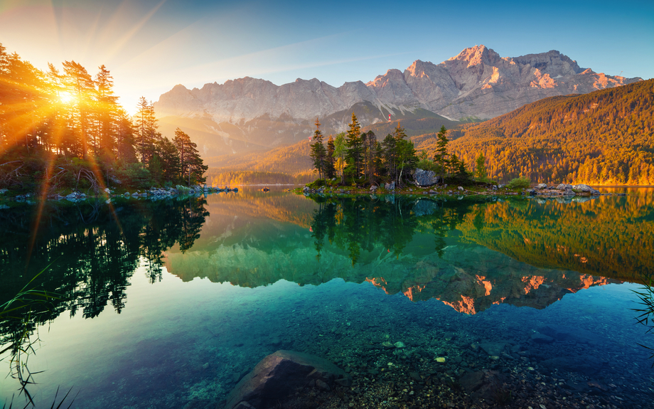 Eibsee mit Zugspitze