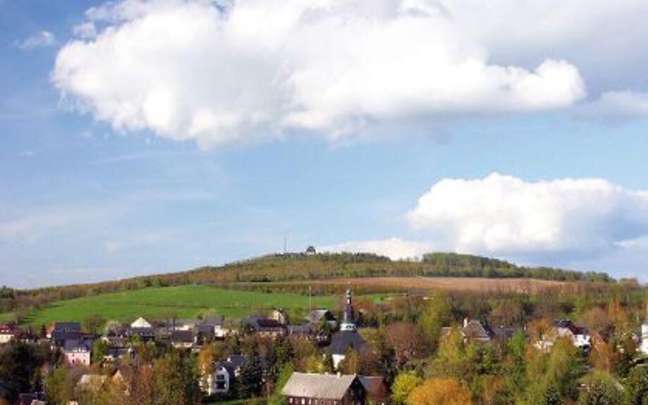 Blick auf Seiffen vom Reicheltberg