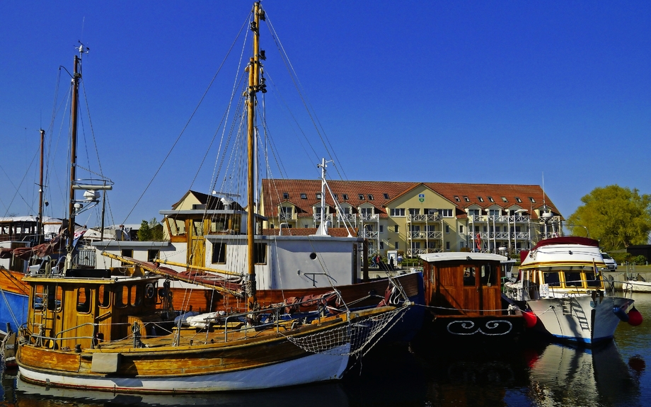 Hafen von Kirchdorf auf der Insel Poel