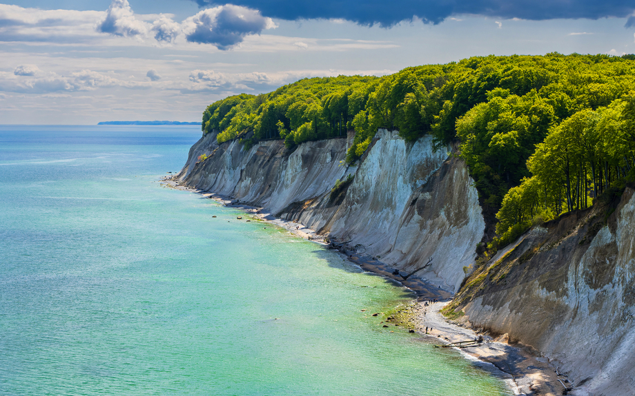 Kreidefelsen auf der Insel Rügen