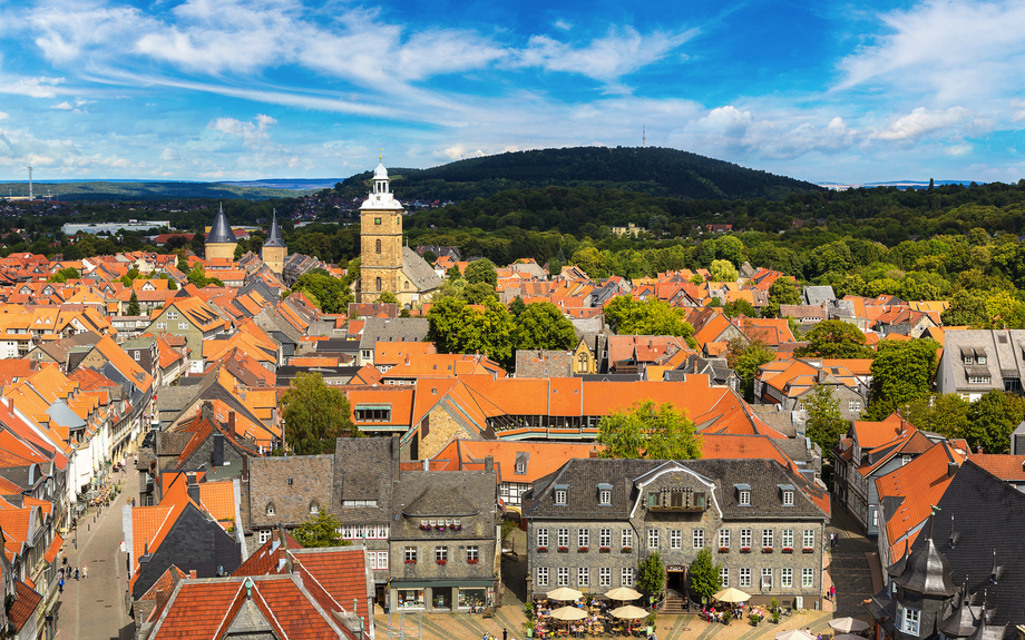 Panoramablick von Goslar, Deutschland