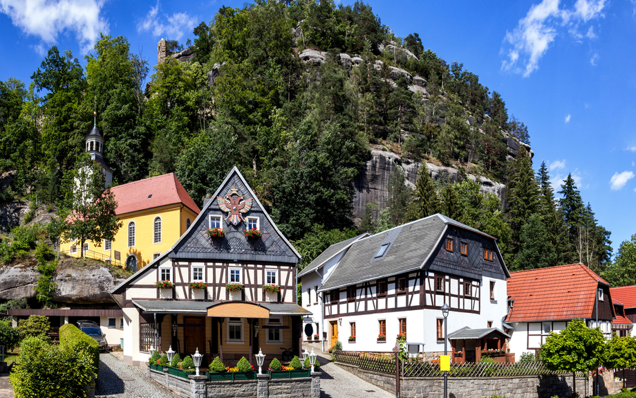 Kurort Oybin im Landkreis Görlitz, Deutschland