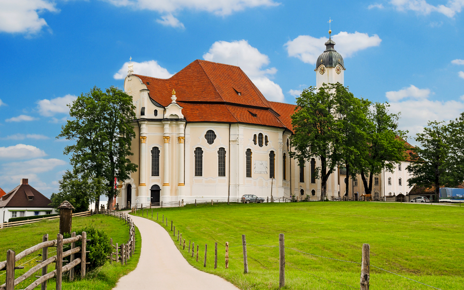 Wallfahrtskirche Wieskirche im Pfaffenwinkel, Bayern