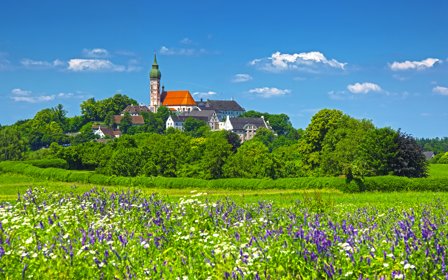 Kloster Andechs im oberbayerischen Landkreis Starnberg