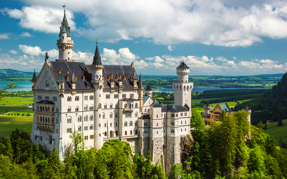 Schloss Neuschwanstein in Bayern, Deutschland