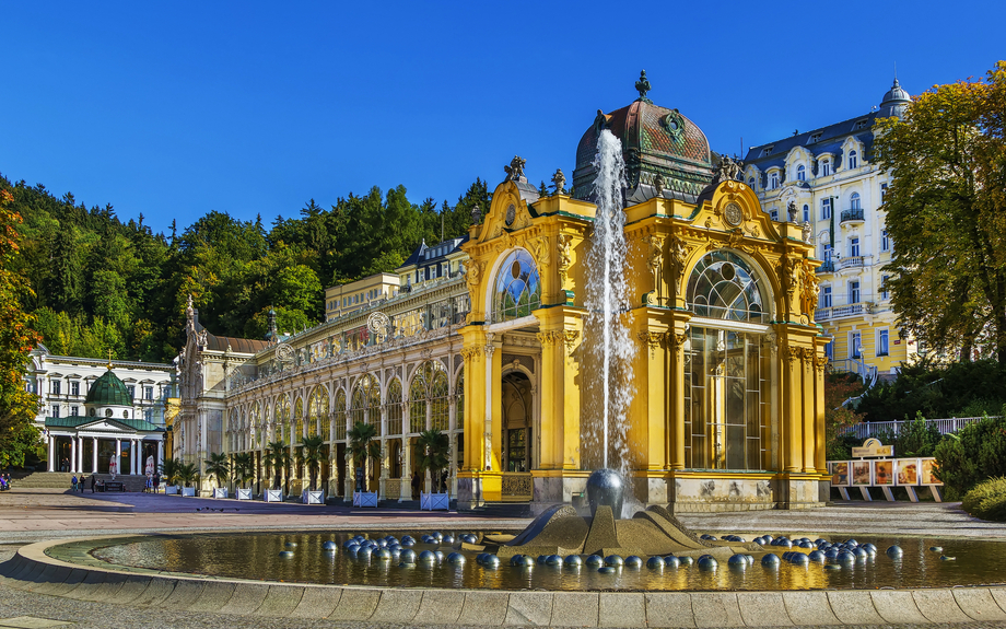 Hauptkurkolonnade in Marienbad