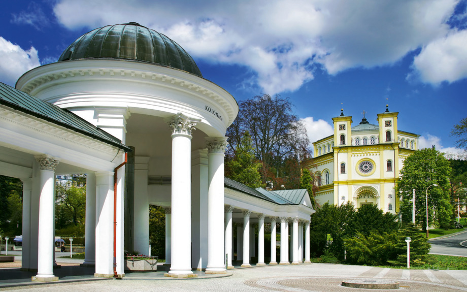 Carolina Quellenkolonnade,Spa Marienbad,Tschechien