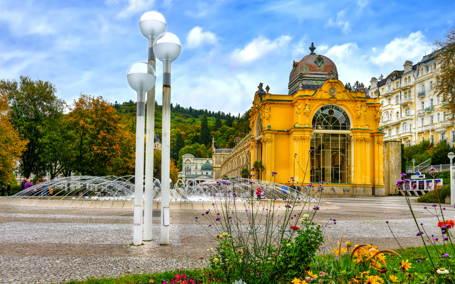 Kurhaus am Kurpark in Marienbad