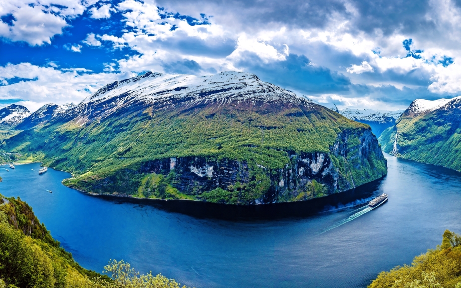 Geiranger Fjord Norwegen