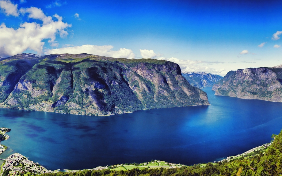 Aurlandfjord Panorama