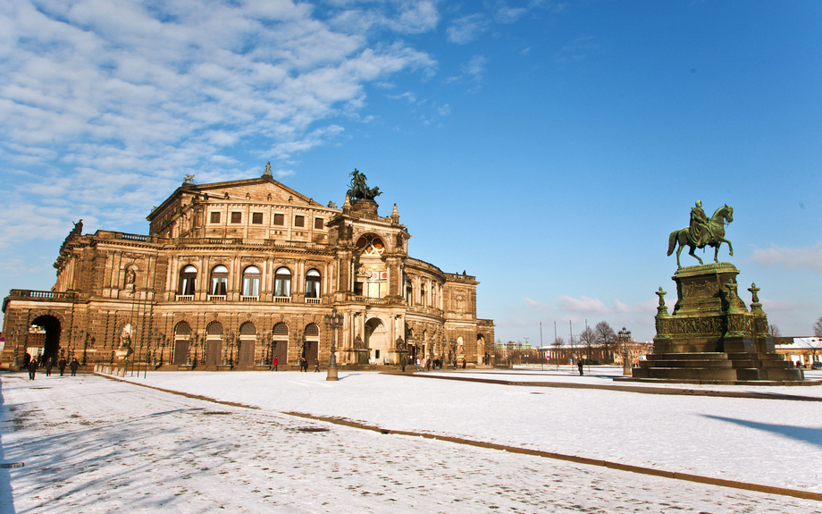 Semperoper in Dresden, Deutschland