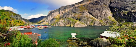 Nusfjord, Fischerdorf auf den Lofoten-Inseln