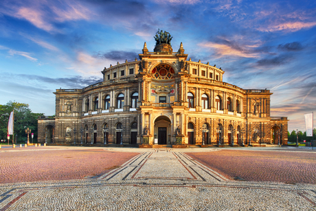 Semperoper in Dresden, Deutschland