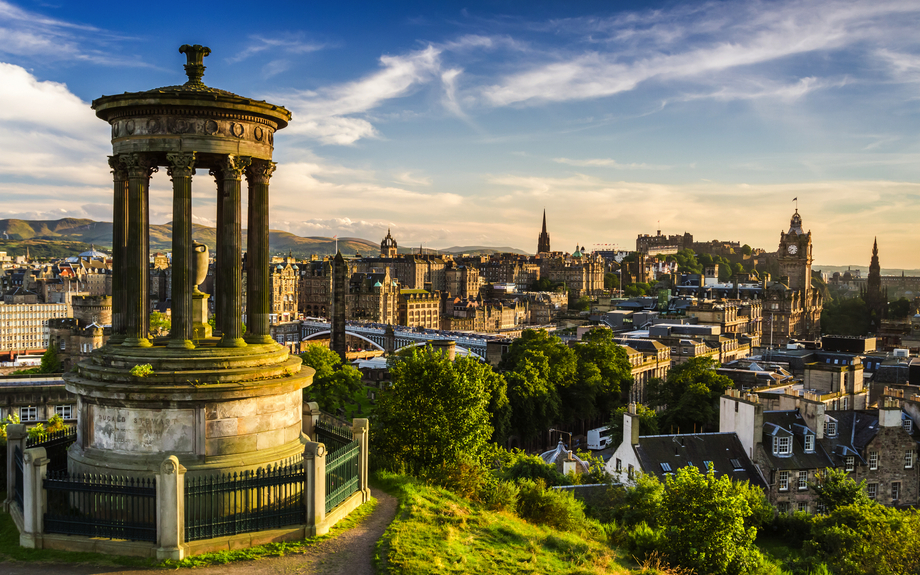 Calton Hill in Edinburgh