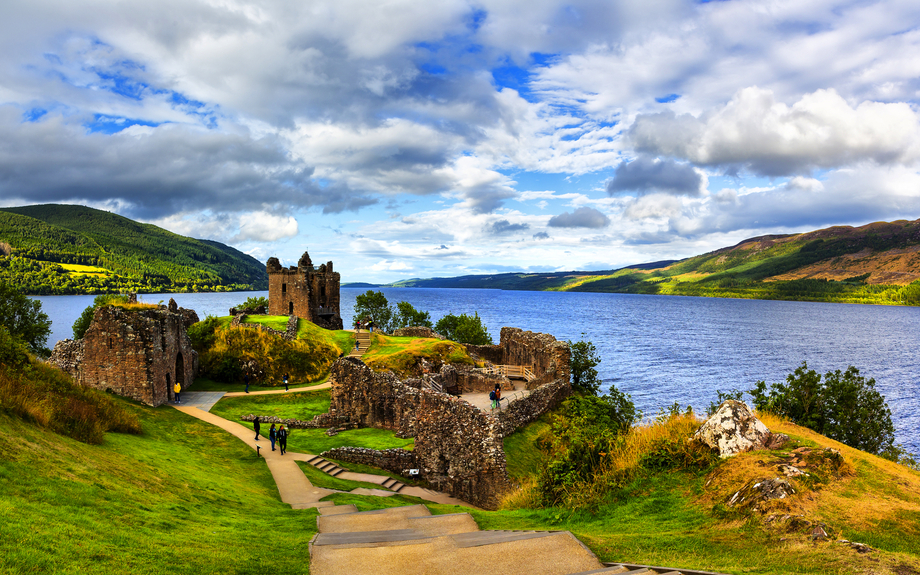 Urquhart Castle am Loch Ness