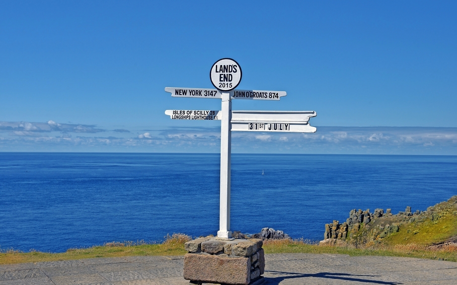 Land's End in Cornwall