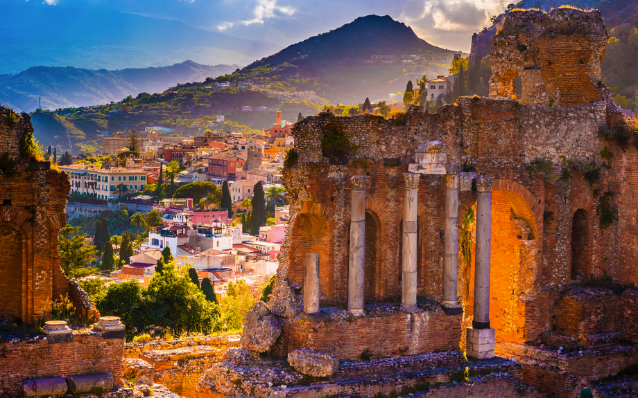 Teatro Antico di Taormina auf Sizilien