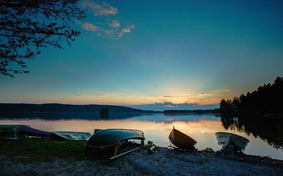 Sunset in Kuopio, Finland