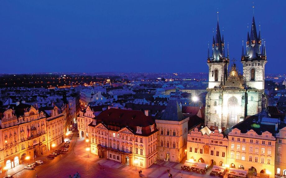 Cityscape of Prague