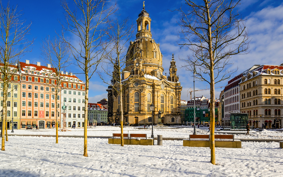 Dresden im Winter