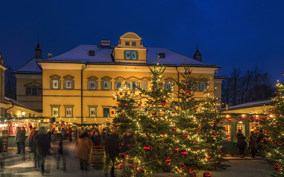 Hellbrunner Adventzauber in Salzburg, Österreich